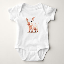 Baby varken, Baby biggen, Baby boerderijdieren Romper