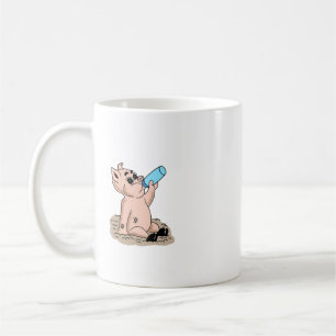 Baby Varken Cartoon Design Koffie Mok