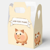 Baby Varken Tekening Aangepast Bedankdoosjes (Geopend)