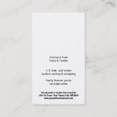 Baby Varkens voor varkensfokkers Visitekaartje (Achterkant)