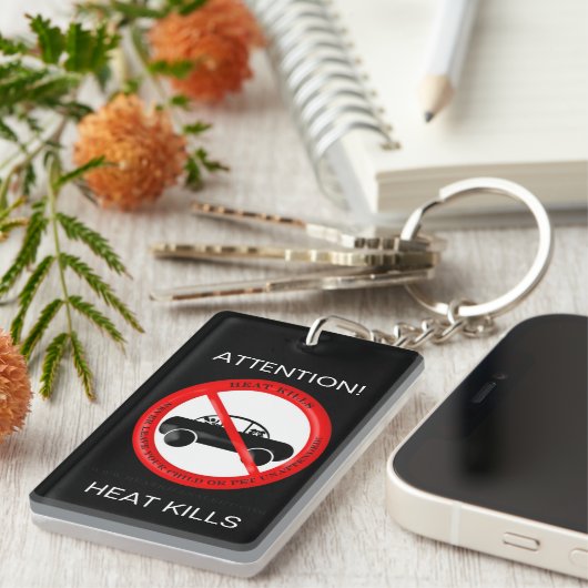 Baby veiligheidstips Acrylische Sleutelhanger voor (Voorkant Rechts)