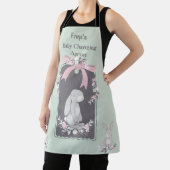 Baby Veranderend Schort in Groen met Bunnies (Insitu)