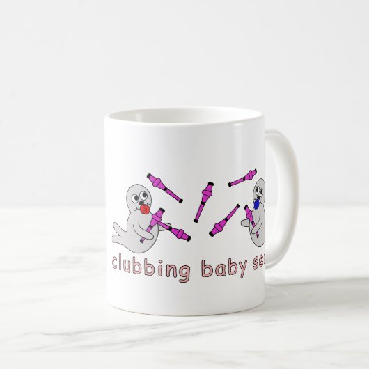 Baby verbluffend koffiemok (Voorkant rechts)