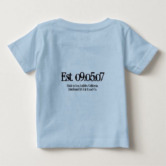  Baby verjaardag (Achterkant)