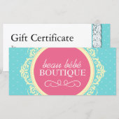  BABY-VERKLARINGSCERTIFICAAT (Voorkant / Achterkant)