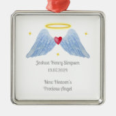 Baby Verlies Boy Angel Wings Tree Decoratie (Voorkant)