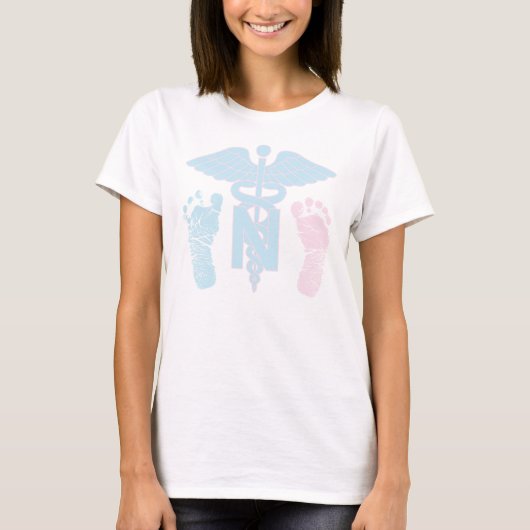 Baby verpleegster t-shirt (Voorkant)