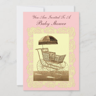 Baby vervoer ~ Baby shower Kaart