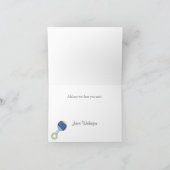 Baby Vervoer & Rattle Baby Hartelijk dank Bedankkaart (Binnen)