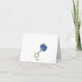 Baby Vervoer & Rattle Baby Hartelijk dank Bedankkaart (Achterkant)