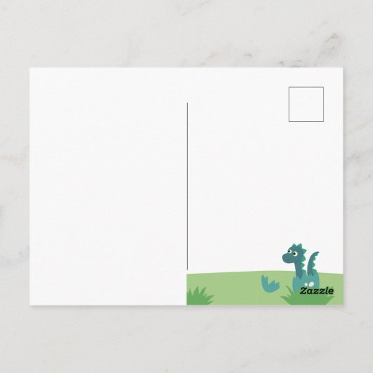 Baby verwacht bekendmaking grote broernaam briefkaart (Achterkant)