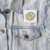 Baby Vierkante Button 5,1 Cm (In situ)