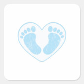 Baby Vierkante Sticker (Voorkant)