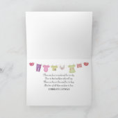 Baby vierling voetafdrukken op Gingham Kaart (Binnen)