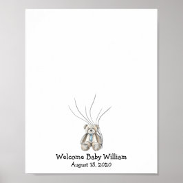 Baby Vingerprint Guestbook N.2 Poster