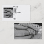 baby vingers visitekaartje (Voorkant / Achterkant)