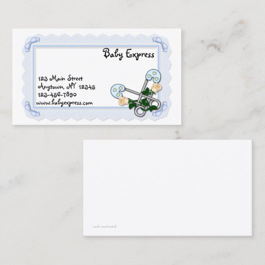 Baby Visitekaartje (Voorkant / Achterkant)