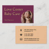 Baby Visitekaartje (Voorkant / Achterkant)