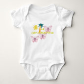 Baby vlinderontwerp romper (Voorkant)