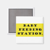 Baby-voederstation Magneet (Voorkant / Achterkant)