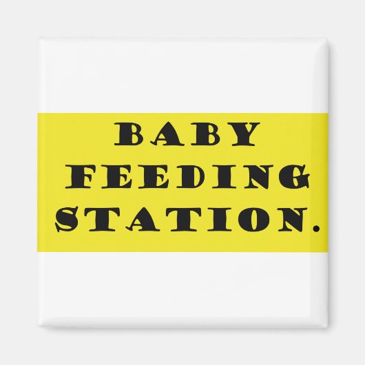 Baby-voederstation Magneet (Voorkant)