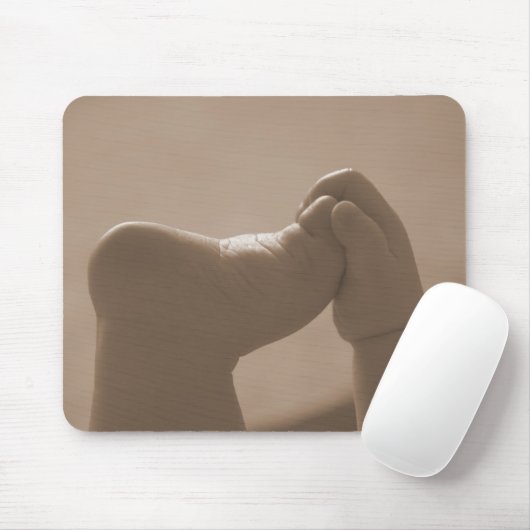 Baby & voet muismat (Met muis)