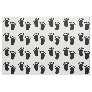 Baby voetafdruk stof