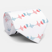 Baby voetafdrukfrequentie stropdas (Opgerold)