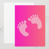 Baby voetafdrukken (Voorkant / Achterkant)