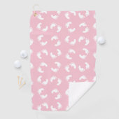 Baby voetafdrukken, baby's voet, voetstappen, roze golfhanddoek (Insitu)