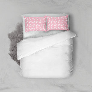 Baby voetafdrukken, baby's voet, voetstappen, roze kussensloop