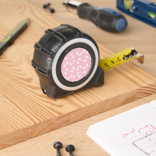 Baby voetafdrukken, baby's voet, voetstappen, roze rolmaat