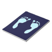 Baby Voetafdrukken (Boy) Notitieblok (Linkerzijde)