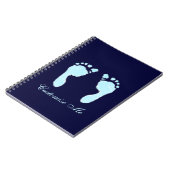 Baby Voetafdrukken (Boy) Notitieboek (Linkerzijde)