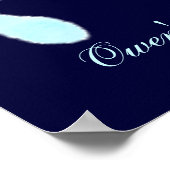 Baby Voetafdrukken (Boy) Poster (Hoek)