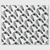 Baby voetafdrukken cadeaupapier (Vlak)