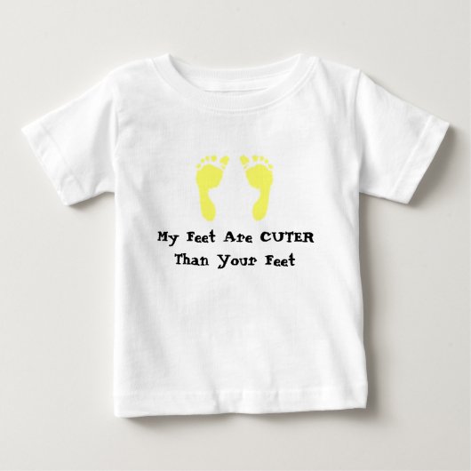 Baby Voetafdrukken (geel) (Voorkant)