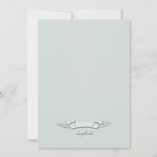 Baby Voetafdrukken Gendergelijkheid Uitnodiging va (Achterkant)