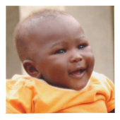 Baby voetafdrukken kubus (Voorkant)