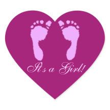 Baby voetafdrukken (Meisje)