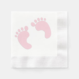 Baby voetafdrukken Papier Napkin Servet