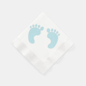 Baby voetafdrukken Papier Napkin Servetten (Hoek)