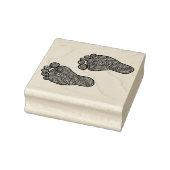 Baby voetafdrukken rubberstempel (Stempel)