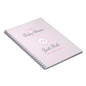 Baby voetafdrukken — Shower Guestbook Notitieboek (Rechterzijde)