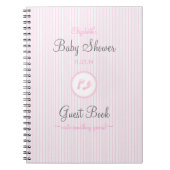 Baby voetafdrukken — Shower Guestbook Notitieboek (Voorkant)