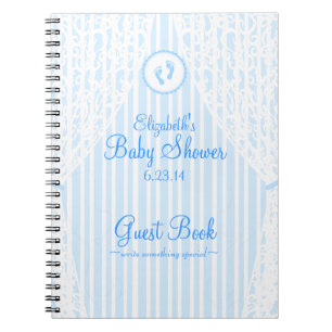 Baby voetafdrukken — Shower Guestbook Notitieboek