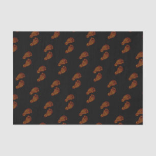 Baby voetafdrukken tissuepapier