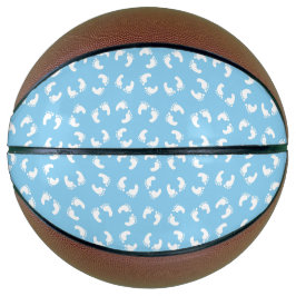 Baby Voetafdrukken, Voetjes, Voetstappen, Blauw, J Basketbal