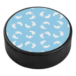 Baby Voetafdrukken, Voetjes, Voetstappen, Blauw, J Hockey Puck