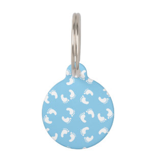 Baby Voetafdrukken, Voetjes, Voetstappen, Blauw, J Huisdierpenning